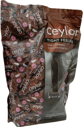 Презервативи Ceylor Hotshot (Tight Feeling) 100 з особливо щільним відкриттям, шириною 45 мм, об'ємна упаковка, упаковані в гігієнічний Dsli, легко відкриваються, швидше надягаються, преміальна якість