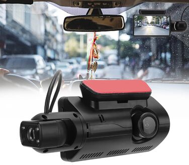 Відеореєстратор з автомобільною камерою в автомобільній камері спереду і ззаду, подвійний відеореєстратор, без підсвічування, нічн