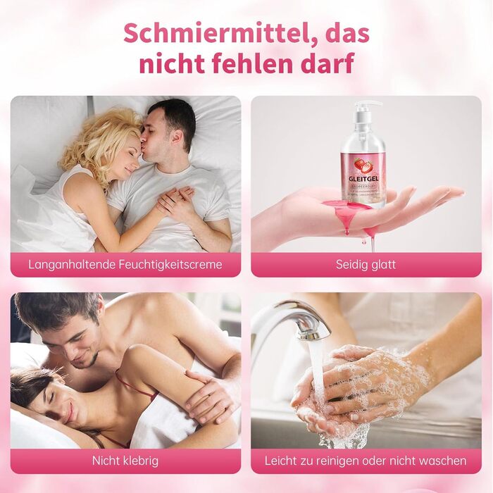 Інтимний лубрикант Paakee Полуниця, 500 мл