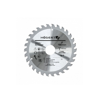 Диск пиляльний по дереву HOEGERT 160 (HT6D773)