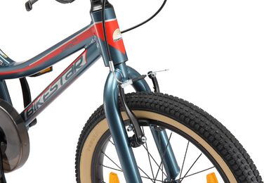 Дитячий алюмінієвий гірський велосипед BIKESTAR з V-подібними гальмами для дівчаток та хлопчиків віком від 5 років 18-дюймовий дитячий гірський велосипед БЕЗРИЗИКОВИЙ ПРОБНИЙ ВИПРОБУВАННЯ Бензин