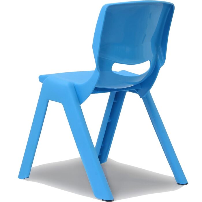 Дитячий стілець Stimo з прогумованими ніжками, витримує навантаження до 100 кг, стійкий до нахилу, підходить для використання в пр