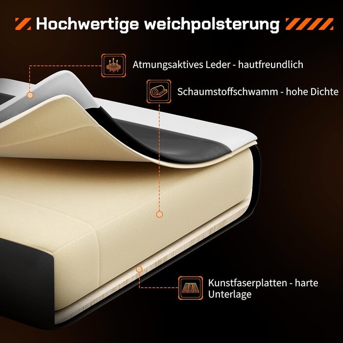 Ігрове крісло Sweetcrispy, ергономічне офісне крісло з підставкою для ніг, ігрове ПК-крісло з підголівником та поперековою опорою, регульоване на 90-150, шкіряне поворотне робоче крісло, комп&39ютерне крісло, біле