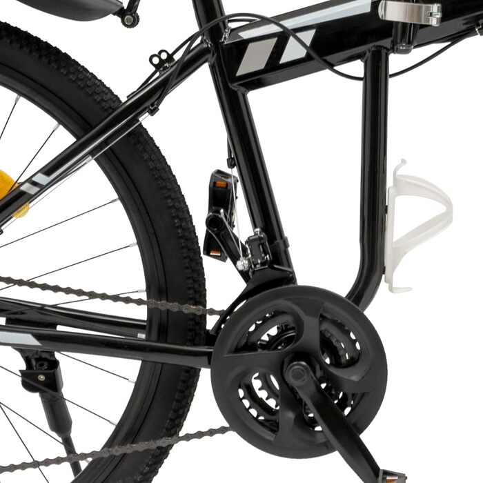 Дюймовий гірський велосипед, 21-швидкісний дорослий велосипед, регульована висота 92-97 см, вантажопідйомність 150 кг, складаний