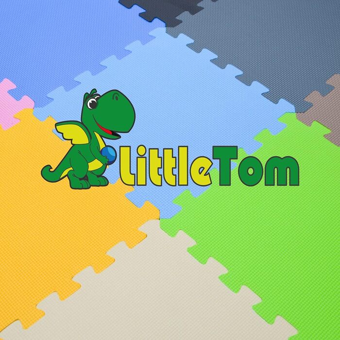 Ігровий килимок LittleTom з 9 предметів Дитячий килимок-головоломка з нуля - 30x30 Килимок для повзання Baby - Ігровий килимок Дитяча ковдра Ігрова ковдра - Килимок для підлоги Дитяча - Дитячий килимок Захисний килимок для підлоги Дитячі іграшки (бежевий)