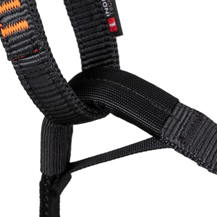 Ремінь Mammut 4 Slide Harness Klettergurt XS-M яскраво-помаранчевий-чорний