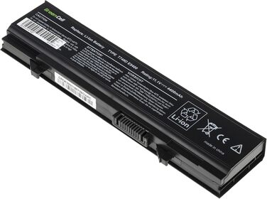 Акумулятор для ноутбука Green Cell KM668 KM742 KM752 KM760 для Dell E5400 E5400N E5410 E5500 E5510 PP32LA PP32LB (6 елементів, 4400 мАг, 10.8-11.1 В, чорний) Стандартний - Green Cell елементи 4400 мАг