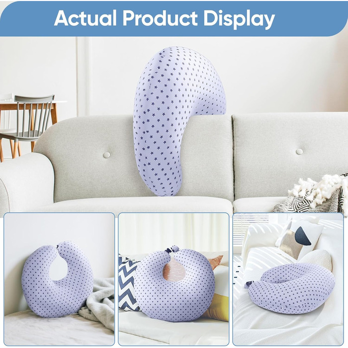 Подушка для читання WildFun для покращення постави та зменшення втоми, компактна подушка для підтримки рук під час читання, гри, роботи, сидіння в ліжку/дивані