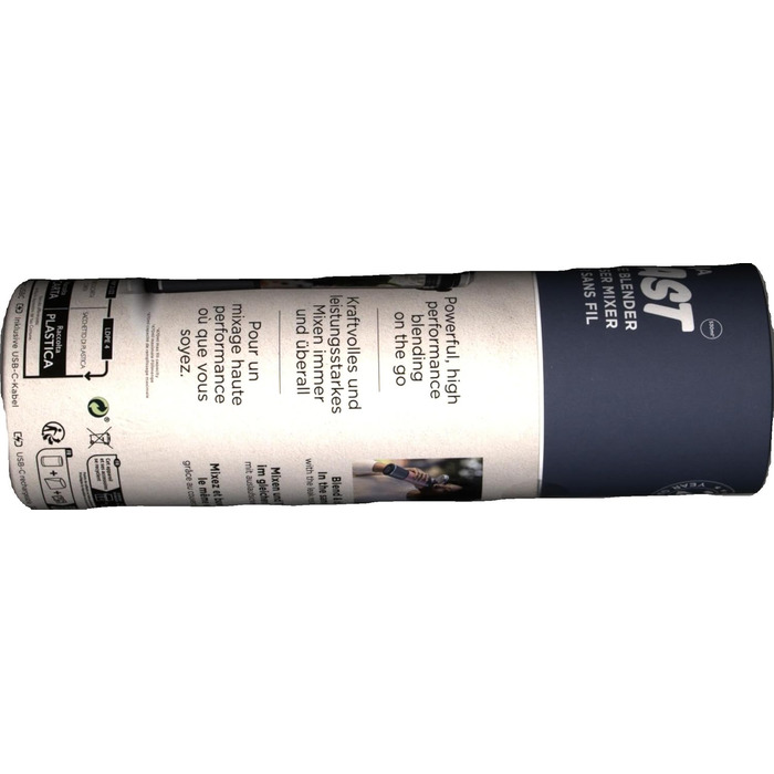 Портативний блендер / блендер / блендер для приготування смузі Ninja Blast, чаша 530 мл, кришка з захистом від розливу, потужний м