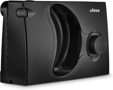 Хліборізка Складний електричний слайсер, ковбасний слайсер, запобіжна ручка, лезо з нержавіючої сталі 170 мм, регулятор товщини від 0 до 15 мм, 150 Вт, 0918 Katana