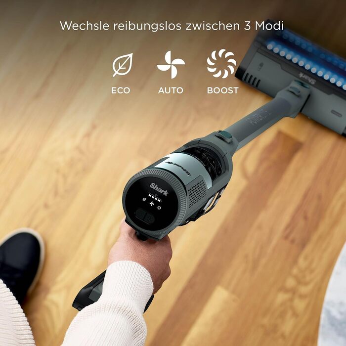 Акумуляторний пилосос Shark PowerLite Clean & Empty Pet, до 40 хв роботи, бірюзовий