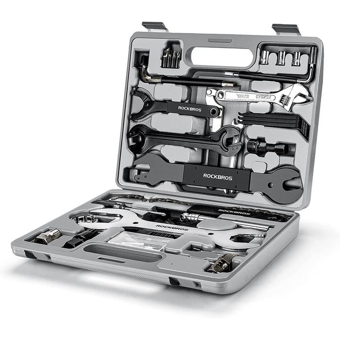 Набір інструментів для ремонту велосипедів ROCKBROS 44 в 1 з практичним футляром
