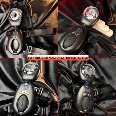 Мастурбатор ZYLEDW для чоловіків, з кріпленням на пояс, 9 режимів вібрації та 9 режимів руху вперед-назад, USB-C