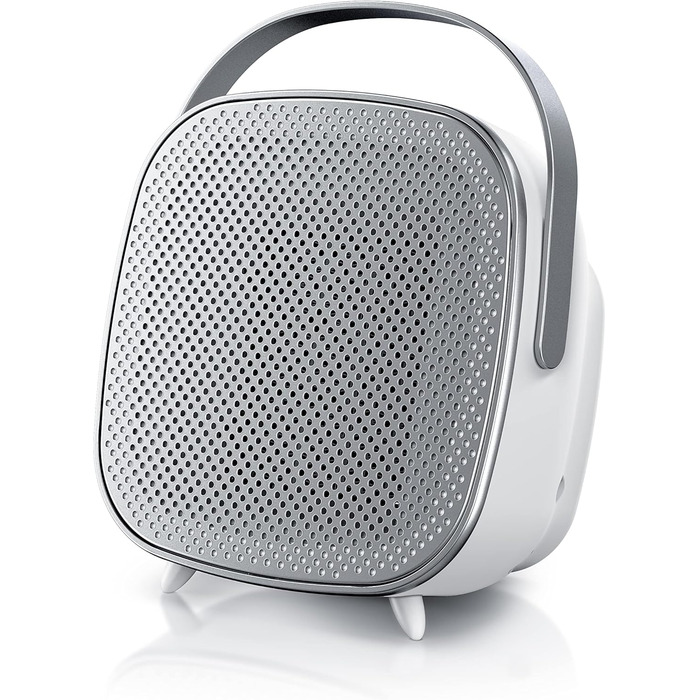 Керамічний вентилятор-обігрівач для ванної кімнати - Енергозберігаючий та тихий - Швидкий нагрів з контролем температури - 2 режими нагріву - з термостатом - Захист від перегріву - GS A Білий