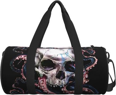 Ізольовані дорожні сумки з зображенням голови восьминога, для спортзалу, спортивного спорядження, велика дорожня сумка, сумки на нічліг та для вихідних днів для чоловіків та жінок