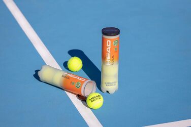 Тенісні м’ячі HEAD Radical – Amazon Exclusive, 12 шт. (3×4), жовті, універсальні для всіх покриттів