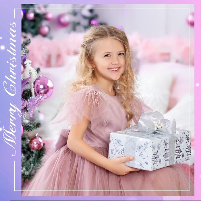 Адвент-календар Hymarvo 2025 Прикраси для дівчаток, рожево-фіолетовий