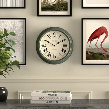 Венеціанський настінний годинник - Круглий настінний годинник - Класичний традиційний дизайн - Дизайнерський настінний годинник -