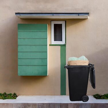 Компостовані паперові пакети bioMat 240 л з крафт-паперу, 25 паперових пакетів для контейнера для органічних відходів, 1-шарові, стійкі до розриву, вологостійкі, (упаковка з 25 шт.) 240 л (25 шт.)