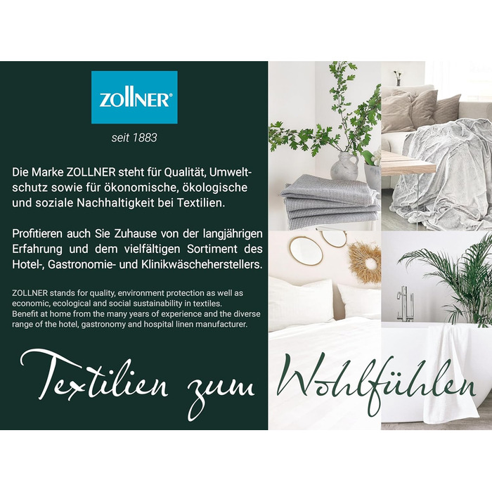 Набір ZOLLNER з 4 бавовняних чайних рушників розміром 50x70 см - міцні та поглинаючі кухонні рушники - можна прати при температурі