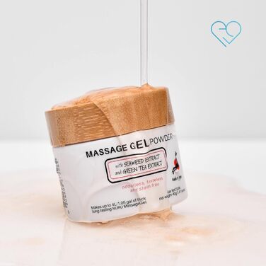 Порошковий масажний гель EROTICGEL, 40 г (до 4 л готового гелю)