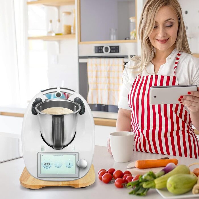 Розсувна дошка OAIDSONL для дошки Thermomix Розсувна дошка для Thermomix TM6 Розсувна дошка для Thermomix TM5 Рухома дошка для кухонного комбайна Thermomix Vorwerk TM 6 Аксесуари Pad Board Дерево