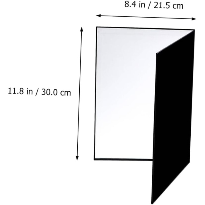 Світлова панель Заповнення Рефлектор Розсіювач світла Аксесуари для камери Світловідбиваюча дошка Реквізит для фотографій Відбиваючий папір CAXUSD, 2 шт., A4