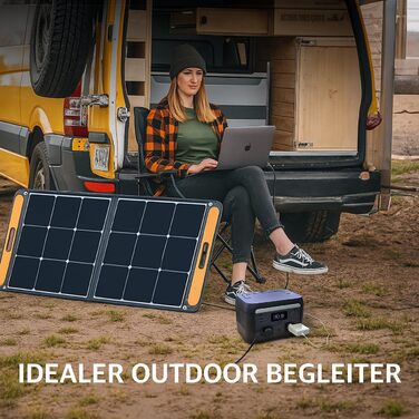 Аварійний акумулятор Revolt 230V Портативна електростанція та сонячний генератор 512 Втгод, ДБЖ, додаток, 600 Вт (акумуляторний блок, аварійне живлення 230 В)