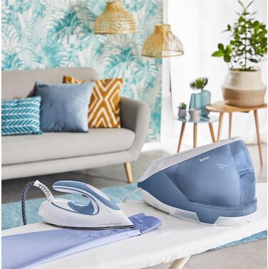 Парова прасувальна станція Tefal Express Protect SV9202 потужний тиск 7,5 бар потужність пари 520 г / хв. 1,8 л резервуар для води