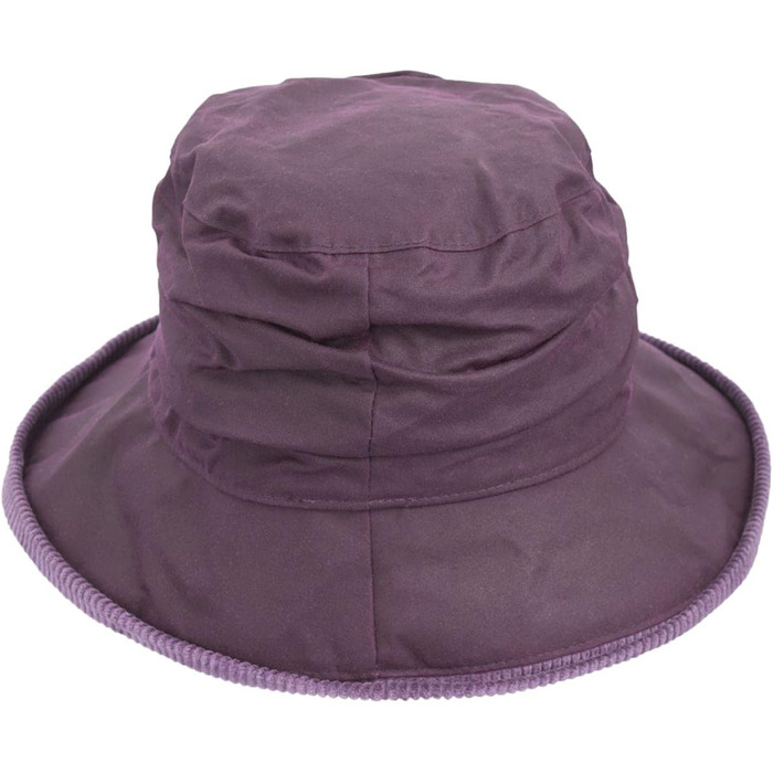 Діана - Жіночий сільський капелюх, вощений, сливовий, розмір XXS