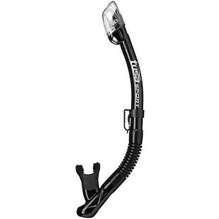 Маска для снорклінга TUSA Imprex 3D, суха сумка для снорклінга - силіконова, чорна/чорна