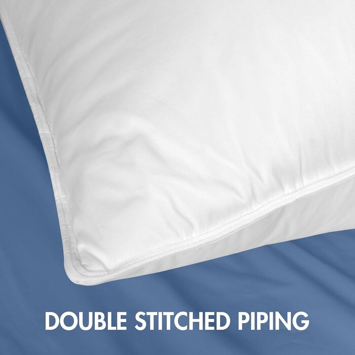 Подушка для сну Utopia (2 шт.), 80 x 80 см, дихаюча та м&39яка подушка (біла) 80x80 см (2 шт.) Біла 2