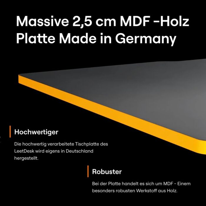 Темний ігровий стіл чорно-білого кольору - Стіл з електричним регулюванням висоти - Комп&39ютерний стіл - Ергономічний - Мінімалістичний - 180x80 см - Кабіна Чорно-білий 180x80 см - Кабіна