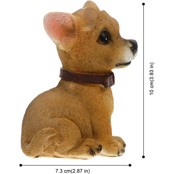 Підставка для склянок з полірезини з собачою тематикою, тримач для настільних склянок, настільна прикраса з мотивом собаки для склянок та дрібних аксесуарів, прикраса для столу в домашньому офісі