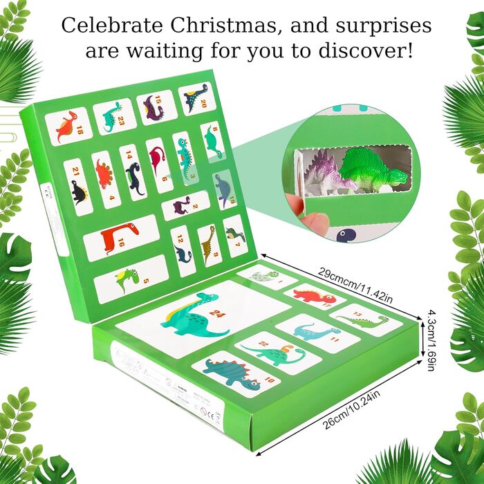 Адвент-календар OKYUK Світ динозаврів 2025, для дітей від 4 років