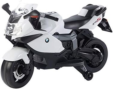 Електромотоцикл Playtastic Оригінальний дитячий електричний мотоцикл BMW K1300 S (мотоцикл, дитячий мотоцикл, електромобіль) з ліц