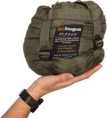 Флісовий утеплювач для спальника Snugpak Оливковий рукав