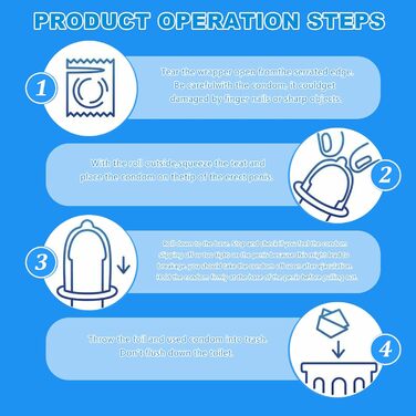 Презервативи Ycaaeo Safety, ультратонкі 0,05 мм, 120 шт