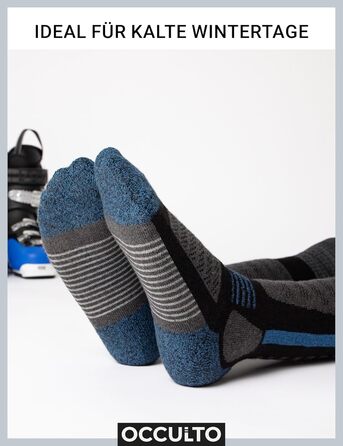 Дитячі лижні шкарпетки Occulto, 2 шт. (модель Charlie), 27-30, рожево-чорні