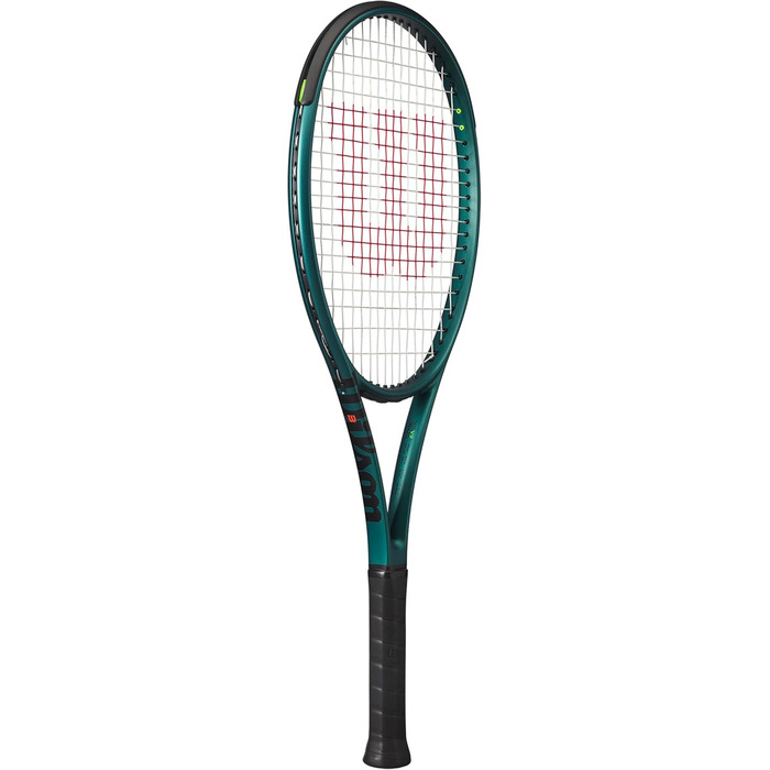 Тенісна ракетка Wilson Blade 101L V9 FRM – зелена, 286 г, 4 1/4" (2), готова до гри