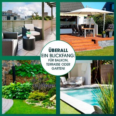 Світлодіодні сонячні світильники EASYmaxx з пультом керування Набір з 3 каменів холодне біле світло та зміна кольорів Регулювання яскравості, 12 кольорів та 5 режимів освітлення З датчиком сутінків та кілками для встановлення, висота 24, 27, 30 см