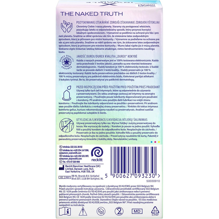 Презервативи Durex Invisible ультратонкі Close Fit, 10 шт