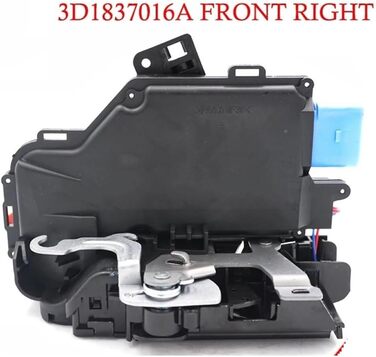 Привід дверного замка для SEAT Для TOLEDO Для ALTEA XL 2004 2005 2006 2007 2008 2009 Для SKODA Для OCTAVIA 9-контактний механізм приводу дверного замка Передній правий 3D1837016A Привід дверного замка