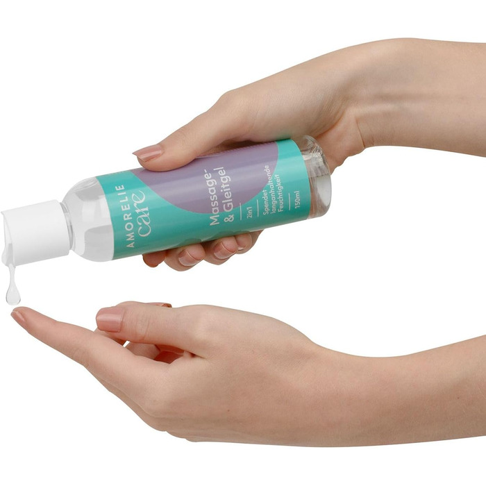 Інтимний гель AMORELIE Care 2в1 для масажу та зволоження, 150 мл