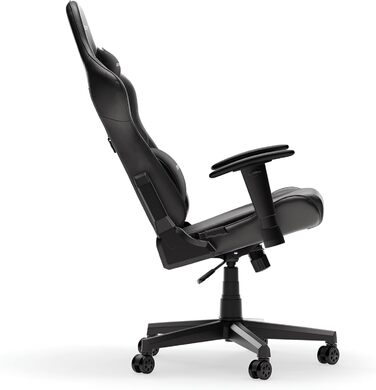 Оригінальне ігрове крісло, стілець для столу, офісне крісло, обертове крісло для ПК-геймерів, чорна шкіра PF24 PVC