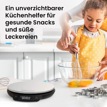 Цифрові кухонні ваги Pro Breeze до 5 кг - професійні цифрові ваги для точного вимірювання з точністю до 1 г, включаючи вимірювання