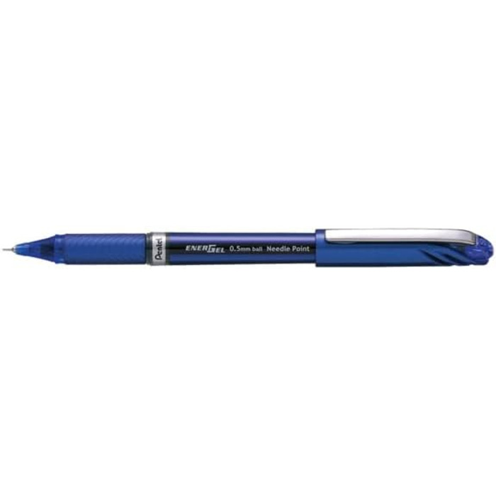 Рідкий гель-ролик Pentel BLN25-CX Energel Plus, кінчик голки 0,25 мм хід, 12 шт. , синій