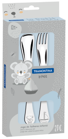 Дитячий набір столових приладів Tramontina Baby Le Petit blue, 2 предмети (6187028)