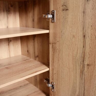 Комплект вішалки з 4 гачками для одягу, дзеркалом, тумбою для взуття, настінною вішалкою для одягу, верхньою полицею, лавкою для в