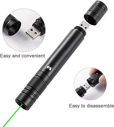 Портативний ліхтарик YILAYMEI High Power Long Range USB Rechargeable Lightlight for Hiking, Cat Toy Charging USB